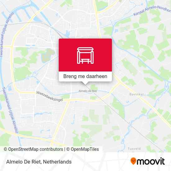 Almelo De Riet kaart