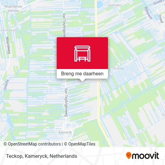 Teckop, Kameryck kaart