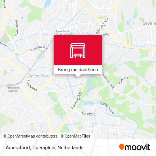 Amersfoort, Operaplein kaart