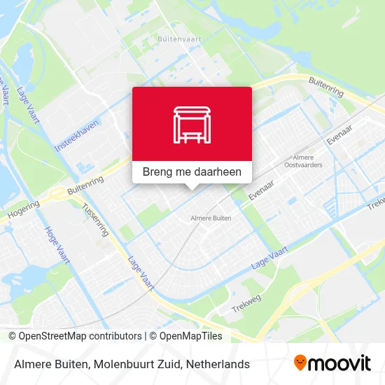 Almere Buiten, Molenbuurt Zuid kaart