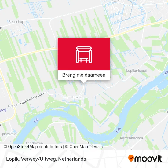 Lopik, Verwey/Uitweg kaart