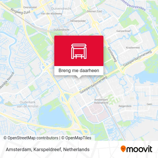 Amsterdam, Karspeldreef kaart