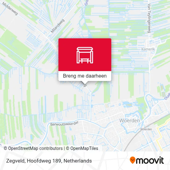 Zegveld, Hoofdweg 189 kaart