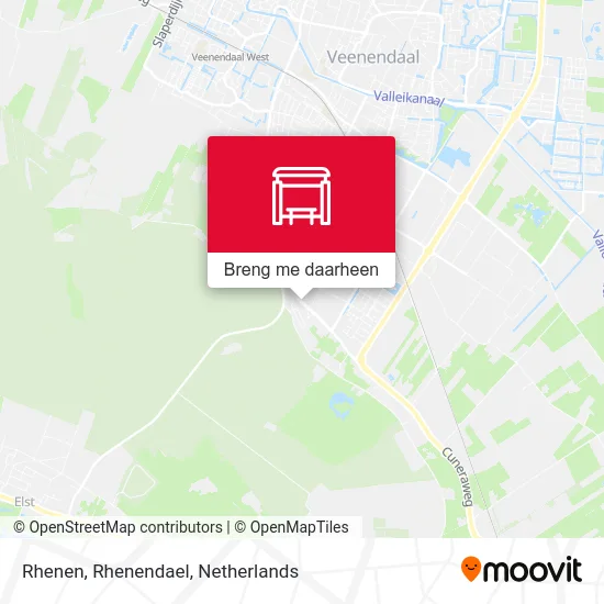 Rhenen, Rhenendael kaart
