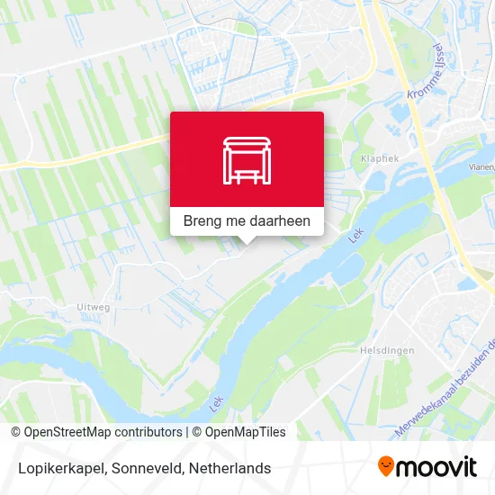 Lopikerkapel, Sonneveld kaart
