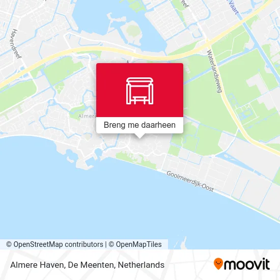 Almere Haven, De Meenten kaart