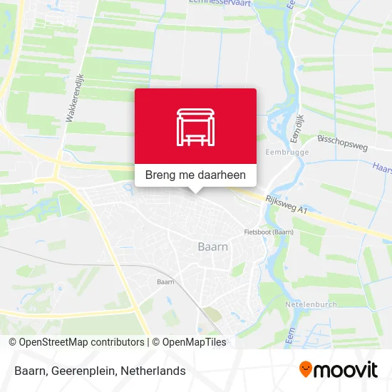 Baarn, Geerenplein kaart