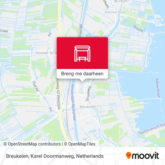 Breukelen, Karel Doormanweg kaart