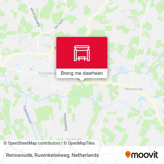 Renswoude, Ruwinkelseweg kaart