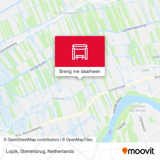 Lopik, Stenenbrug kaart