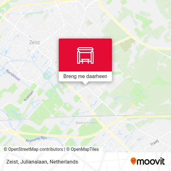 Zeist, Julianalaan kaart