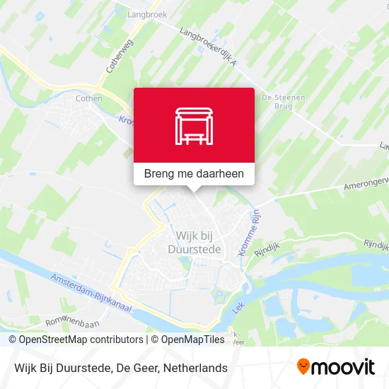 Wijk Bij Duurstede, De Geer kaart