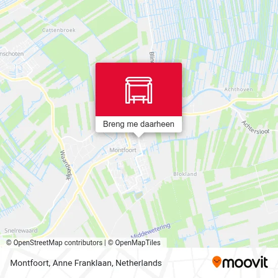 Montfoort, Anne Franklaan kaart
