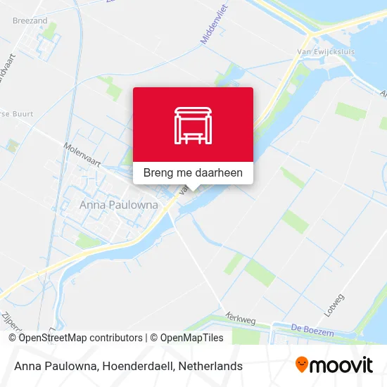 Anna Paulowna, Hoenderdaell kaart