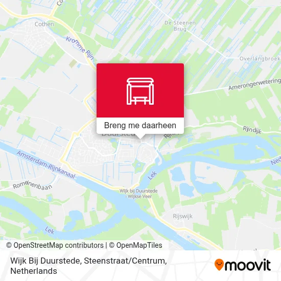 Wijk Bij Duurstede, Steenstraat / Centrum kaart