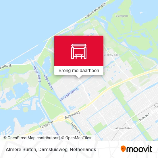 Almere Buiten, Damsluisweg kaart