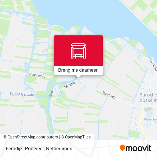 Eemdijk, Pontveer kaart