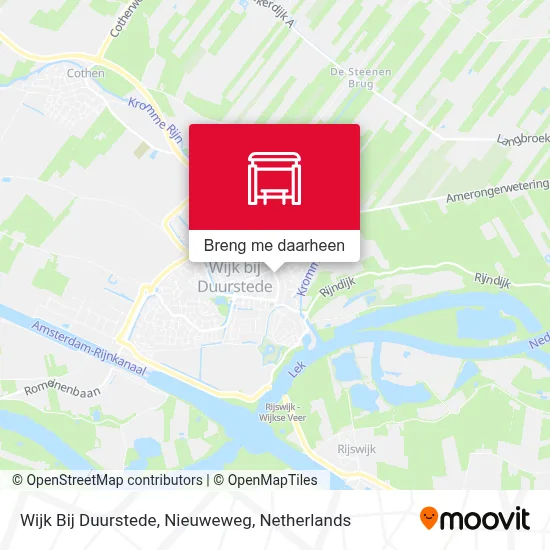 Wijk Bij Duurstede, Nieuweweg kaart
