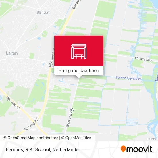 Eemnes, R.K. School kaart