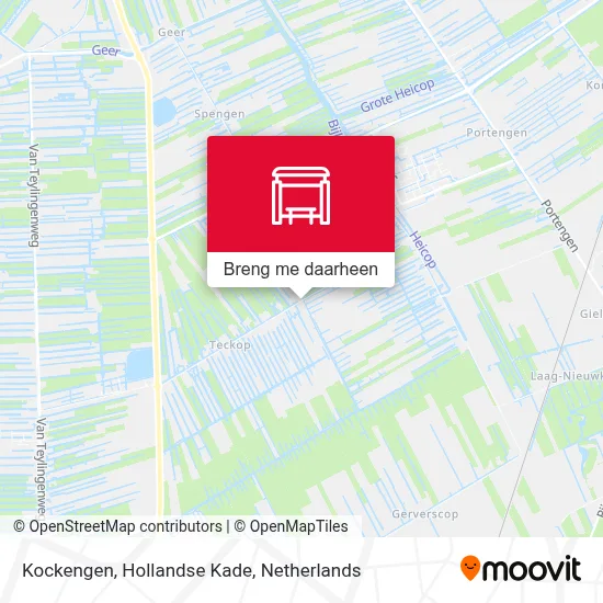 Kockengen, Hollandse Kade kaart