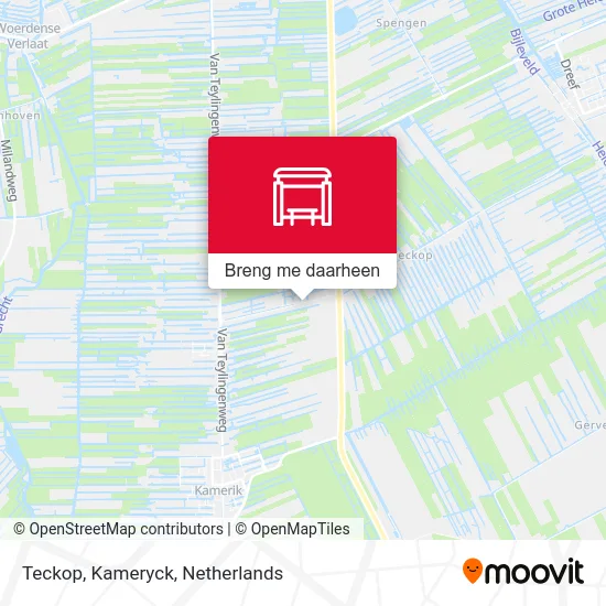 Teckop, Kameryck kaart