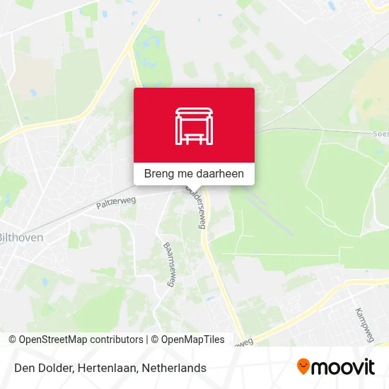 Den Dolder, Hertenlaan kaart