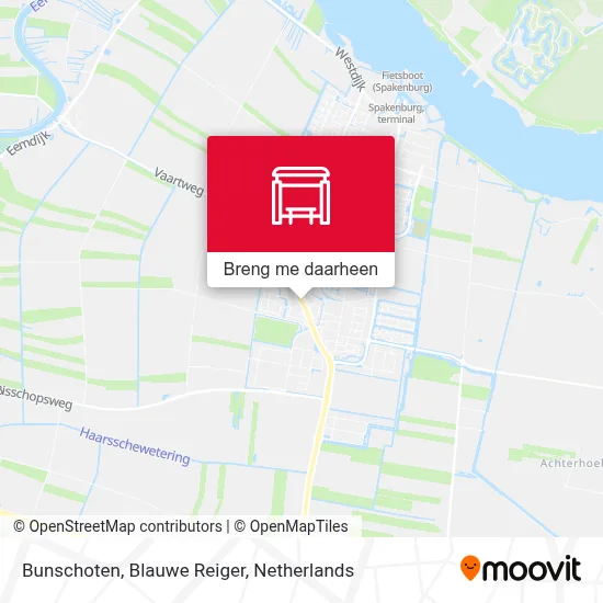 Bunschoten, Blauwe Reiger kaart