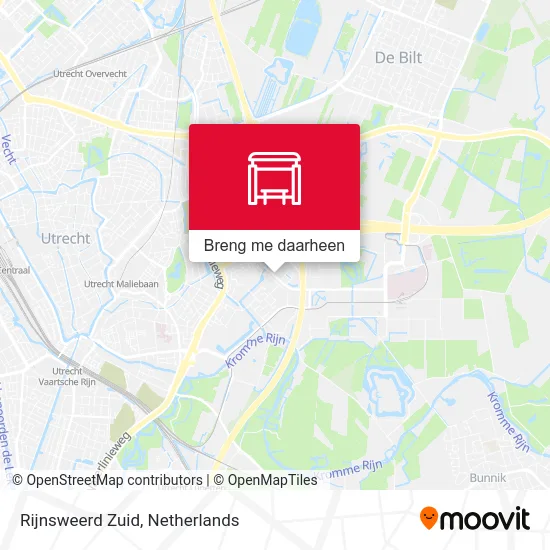 Rijnsweerd Zuid kaart