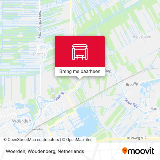 Woerden, Woudenberg kaart
