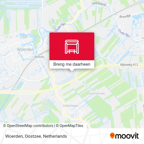 Woerden, Oostzee kaart