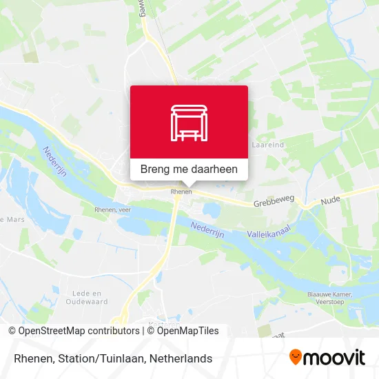 Rhenen, Station/Tuinlaan kaart