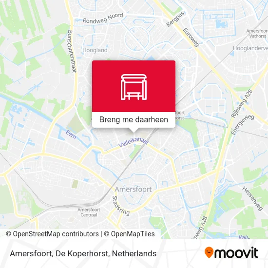 Amersfoort, De Koperhorst kaart