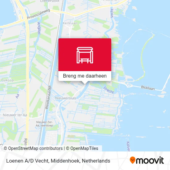 Loenen A/D Vecht, Middenhoek kaart