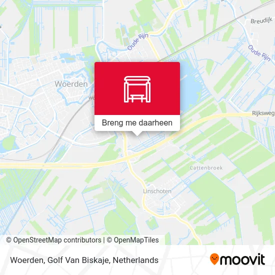 Woerden, Golf Van Biskaje kaart