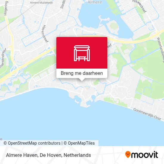 Almere Haven, De Hoven kaart