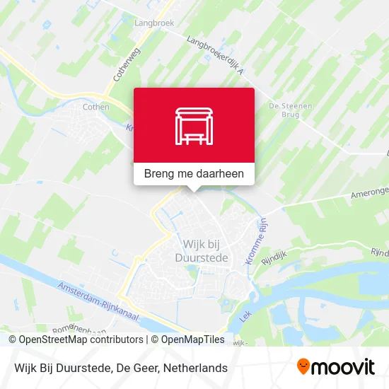 Wijk Bij Duurstede, De Geer kaart