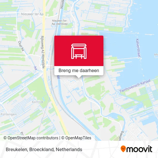 Breukelen, Broeckland kaart