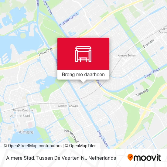 Almere Stad, Tussen De Vaarten-N. kaart