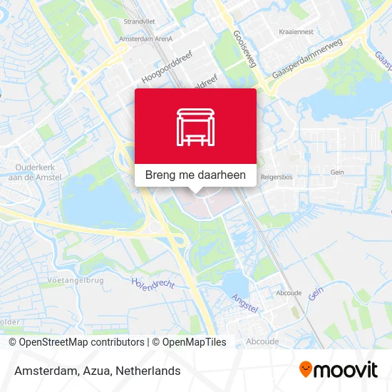 Amsterdam, Azua kaart