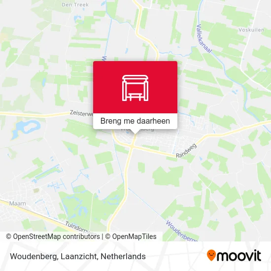 Woudenberg, Laanzicht kaart