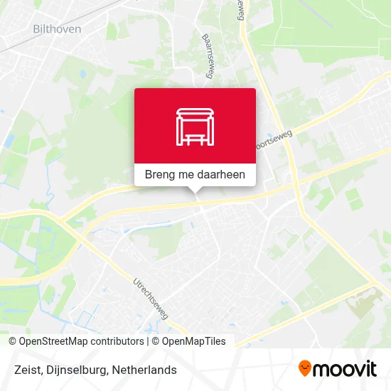 Zeist, Dijnselburg kaart
