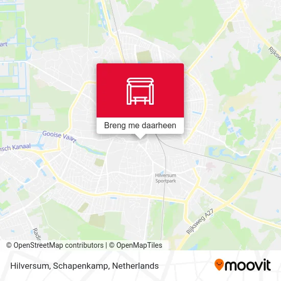 Hilversum, Schapenkamp kaart