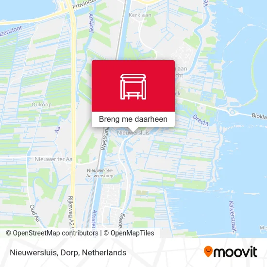 Nieuwersluis, Dorp kaart