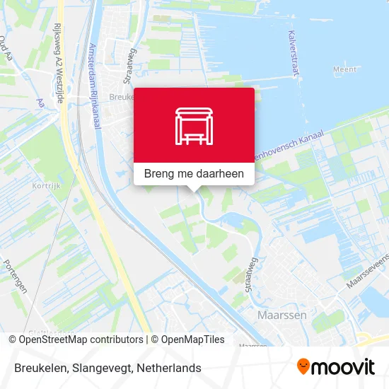 Breukelen, Slangevegt kaart