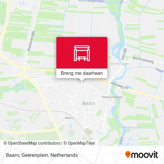 Baarn, Geerenplein kaart