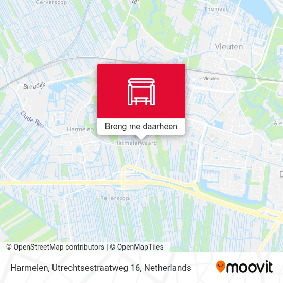 Harmelen, Utrechtsestraatweg 16 kaart