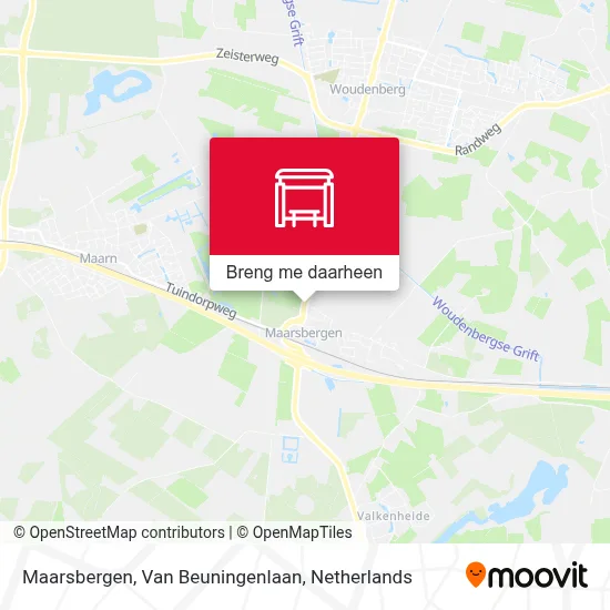 Maarsbergen, Van Beuningenlaan kaart