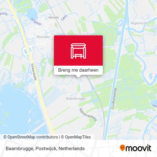 Baambrugge, Postwijck kaart