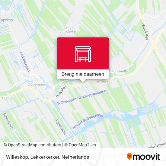 Willeskop, Lekkerkerker kaart