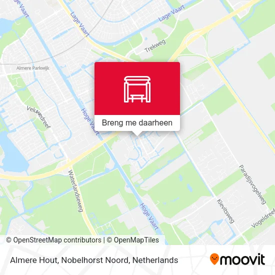 Almere Hout, Nobelhorst Noord kaart